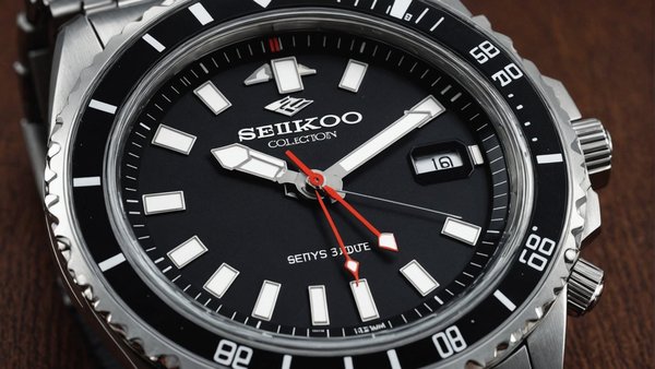 Collection exceptionnelle de seiko mod gmt avec garantie de 3 ans